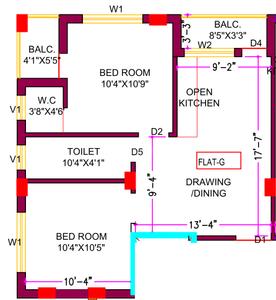 Rudra Apartment Phase III 2D 1