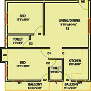 Uniplus Roseberry 2D 3