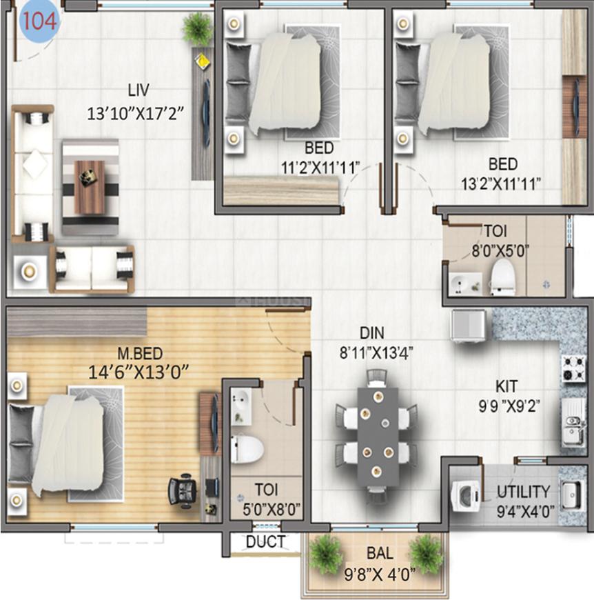 Sumadhura Soham Phase 2 Floor Plan Whitefield, Bangalore