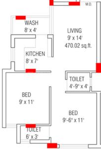 Dwarkadhish Apartment 2D 1