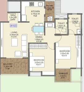 Majestique Towers East 2D 3