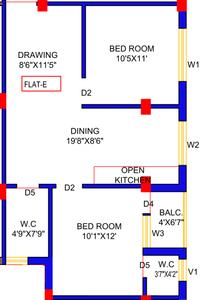 Rudra Apartment Phase III 2D 2