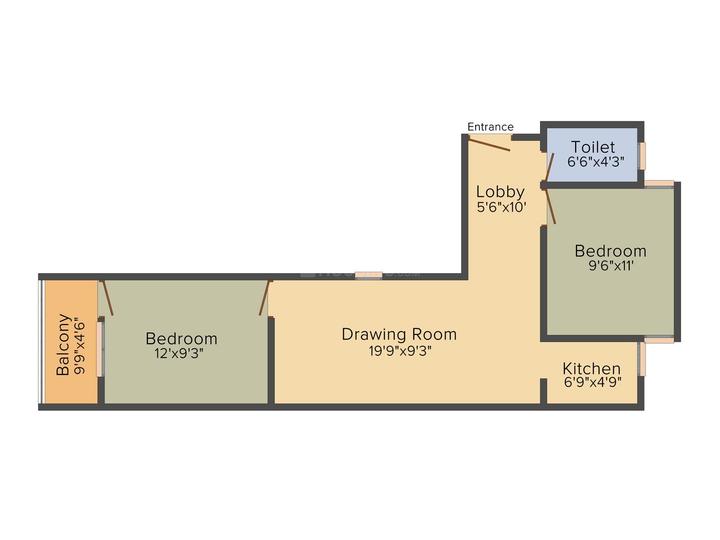 Brown Brick Green View Apartment - Image 4