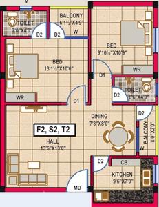 Anugraha Residency 2D 1