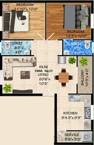 GS Lakshmi Flats 2D 2