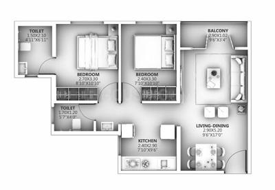 Gallery Cover Pic of GG Town Wagholi Phase A Building 1 To 2