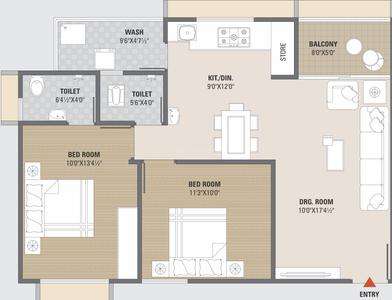 Dwarkesh Kanan Residency 2D 1