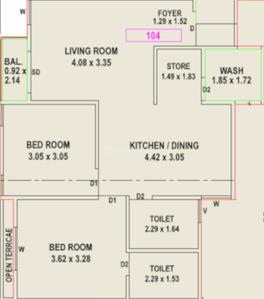 Vrundavan Vraj Residency 2D 2