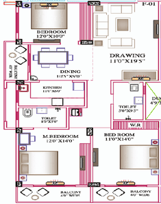 Kumar Malini Residency 2D 3