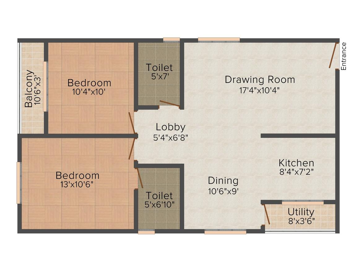 Hilife Spring Bloom Floor Plan Varthur, Bangalore