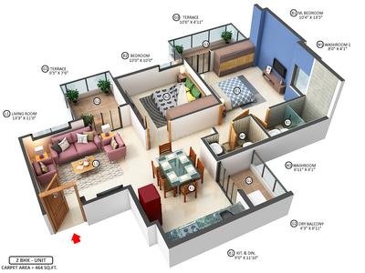 Apartment Type Test Project 3D 1