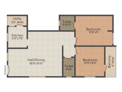 Shubham Residency Block A & B 2D 1