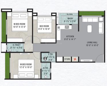 Unique Meera Homes 2D 1