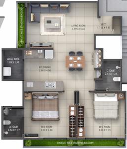 Soham Elegance 2D 1