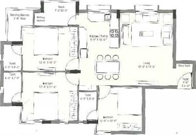 Patel Saavan Heights 2D 1