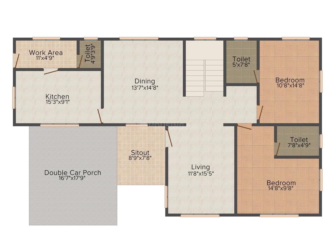 Chevron Brookville Floor Plan Kulasekharam, Thiruvananthapuram