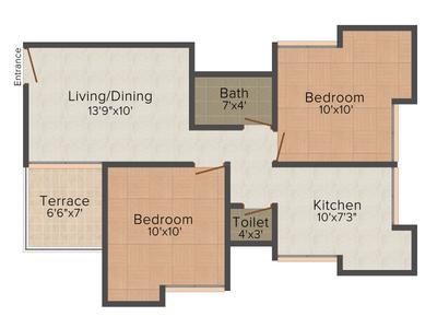 Jitendra Heritage E 2 Building Phase 1 2D 1