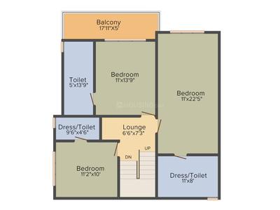 U K Developers Suvarna Villa  2D - First Floor 2