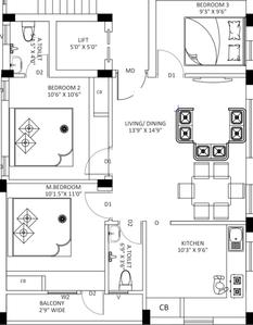 Hari Flats 2D 3