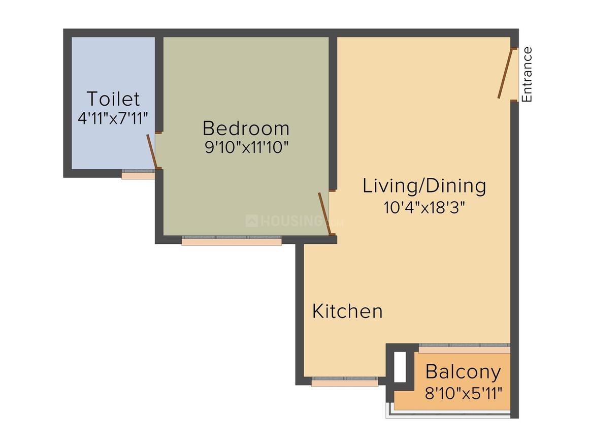 L&T Eden Park Peach Floor Plan Siruseri, Chennai