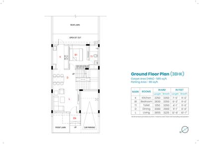 Primarc Aura Villa Ground Floor - 2D 1
