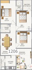 SS Navya Elite Homes 2D 3