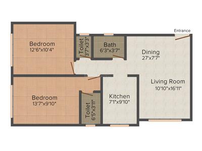 Triveni Square 2D 1