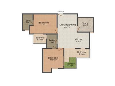 Amrapali Courtyard 2D 2