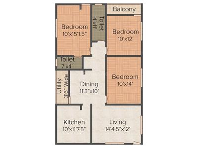 VSP's Poojitha Homes 2D 2