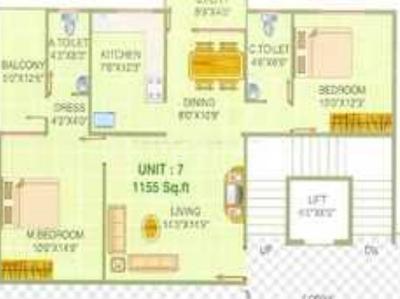 JM Builders Residency 2D 1
