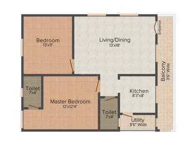 Satya Residency 2D 1
