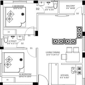 Hari Flats 2D 1