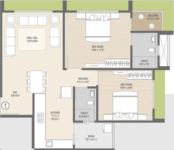 Ankur Aastha Residency 2D 1