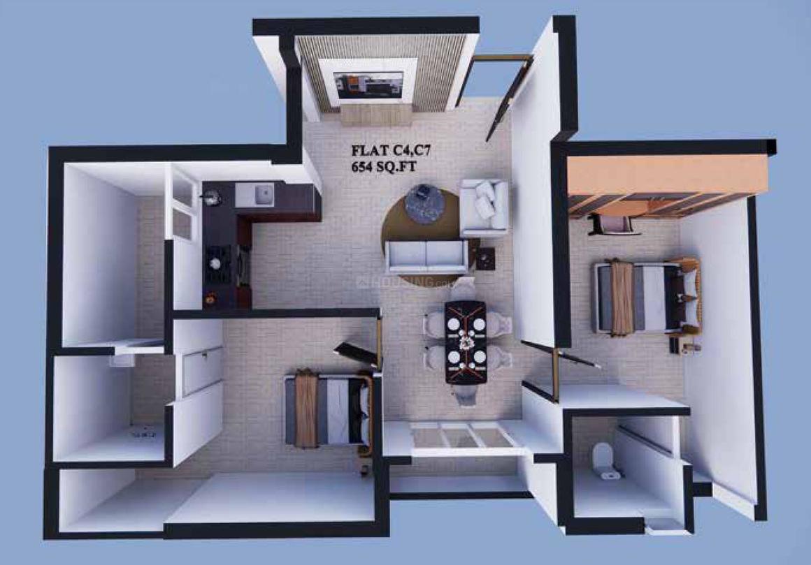Oblong Vega 4 Floor Plan Mogappair, Chennai