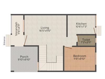 Melissa Green Valley 2D - Ground Floor 1