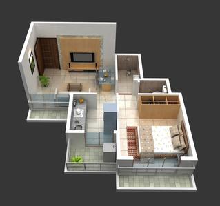 Trinetram Vinayak Greens 3D 1