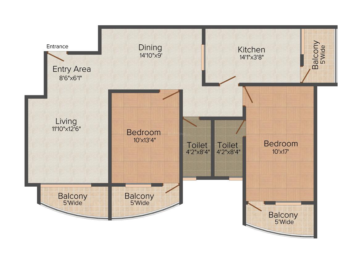 Raj Raj Excellency Floor Plan Chimbel, Goa