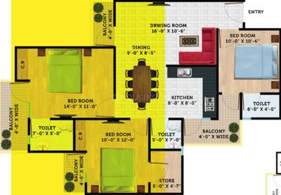 Revanta Suryaa Homes 2D 3