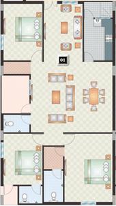 Shriya SL Square 2D 2