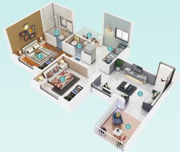 Primal Homes B Building 3D 2