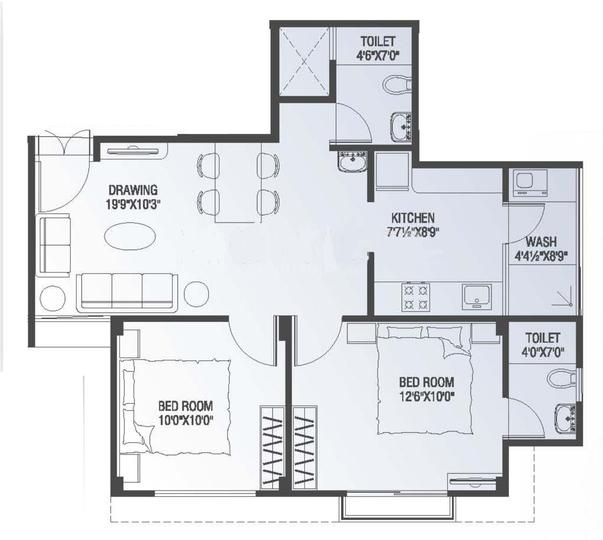 Parshwanath Metrocity 2D 1
