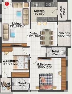 Saanvi Spring Meadows 2D 1