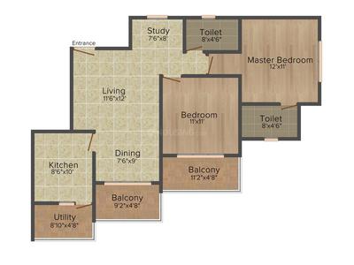 Suvastu Oak Leaf 2D 2