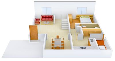Bright Serenity Acres Ground Floor - 3D 1