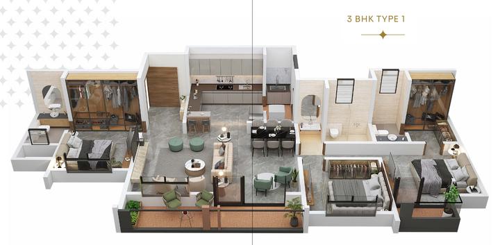 Mittal Nitaara Tower 3D 1