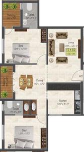 Vishnu Roshitha Flats 2D 1