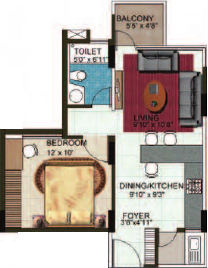 DSR Rainbow Heights Floor Plan HSR Layout, Bangalore