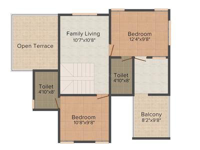 Hamnet Hill Crest 2D - First Floor 1