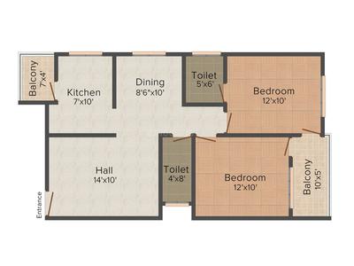 Crown Residency 2D 1