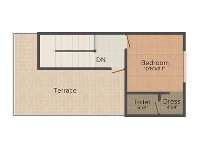 RKS Meadows 2D - Second Floor 3